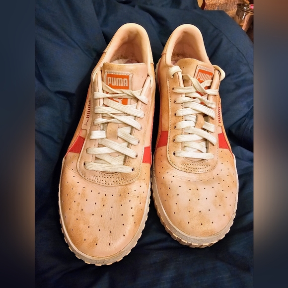 RARE Puma Cali Festival Peach & Pink, sneakers, size 10 EUC - Picture 3 of 5